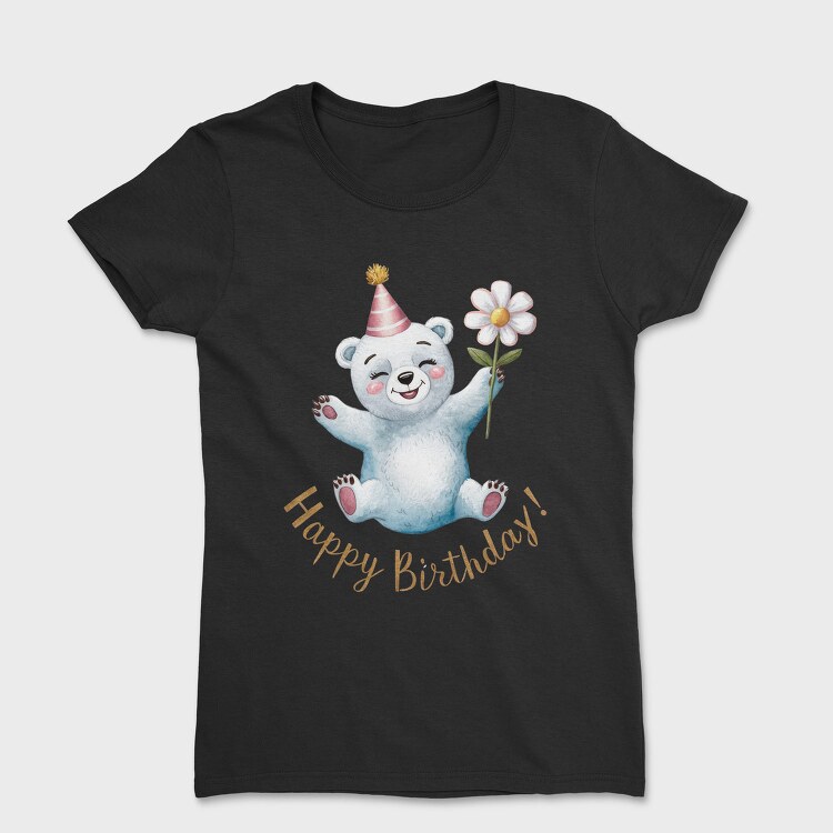 Watercolor Bear Party, Tricou Femei