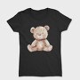 Watercolor Bear Sitting, Tricou Femei