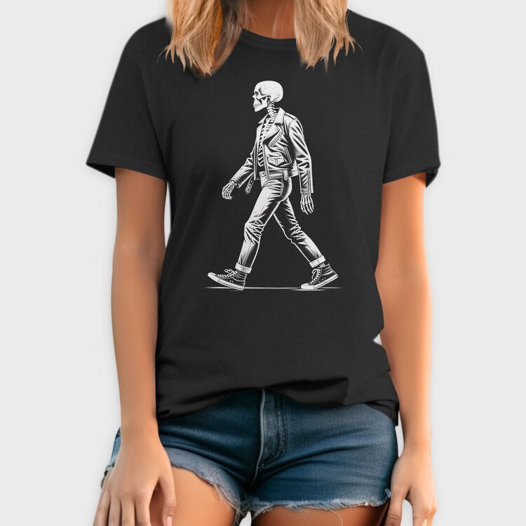 Walking Skeleton, Tricou Barbati (Unisex)
