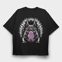 Fun Squirrel With Bubble Gum, Tricou Oversize Barbati (Unisex)