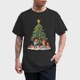 Children Decorating Tree Kids Christmas, Tricou Barbati (Unisex)