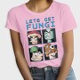 Fungi Cartoon Characters Let S Get Pixel, Tricou Femei