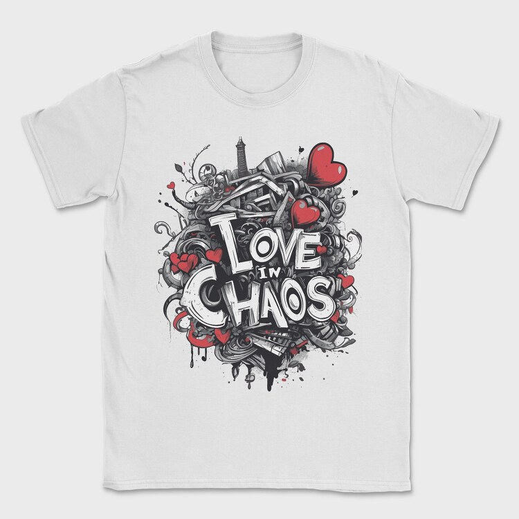 Love Chaos, Tricou Barbati (Unisex)