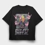 Heavy Metal Triangle Triangule, Tricou Oversize Barbati (Unisex)