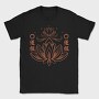Lotus Flower Orange Japanese, Tricou Barbati (Unisex)