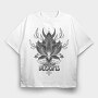 Lotus Flower Harmony Blooms, Tricou Oversize Barbati (Unisex)