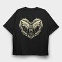 Skeleton Wings Skelleton, Tricou Oversize Barbati (Unisex)