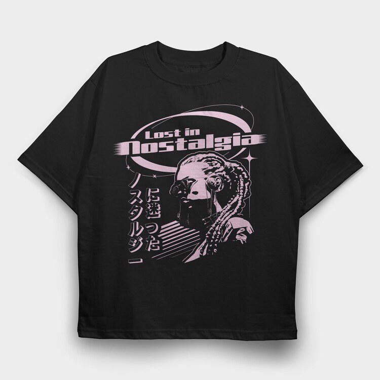 Lost in Nostalgia, Tricou Oversize Barbati (Unisex)