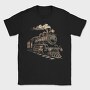 Locomotive Vintage, Tricou Barbati (Unisex)