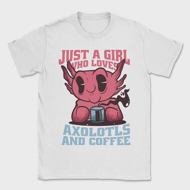 Axolotls And Coffee, Tricou Barbati (Unisex)
