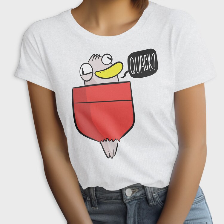 Funny Duck In A Pocket, Tricou Femei