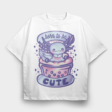 Baby Axolotl, Tricou Oversize Barbati (Unisex)