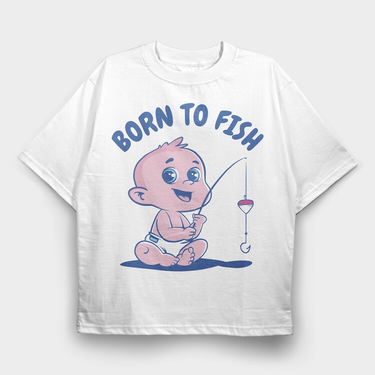 Baby Fisherman, Tricou Oversize Barbati (Unisex)