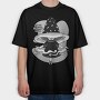 Fungi Cartoon Wizard Club, Tricou Oversize Barbati (Unisex)
