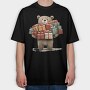 Watercolor Bear Gifts, Tricou Oversize Barbati (Unisex)