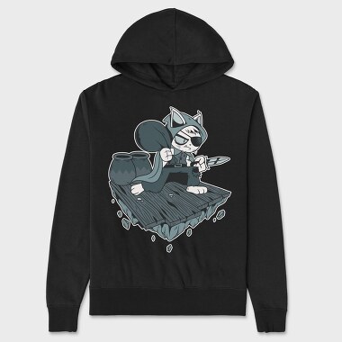 Thief Cat, Hanorac Oversize Barbati (Unisex)