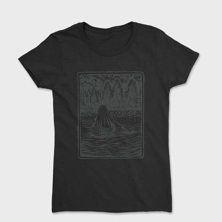 Lino Art Ghost Boat, Tricou Femei