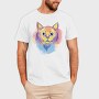 Watercolor Cat, Tricou Barbati (Unisex)