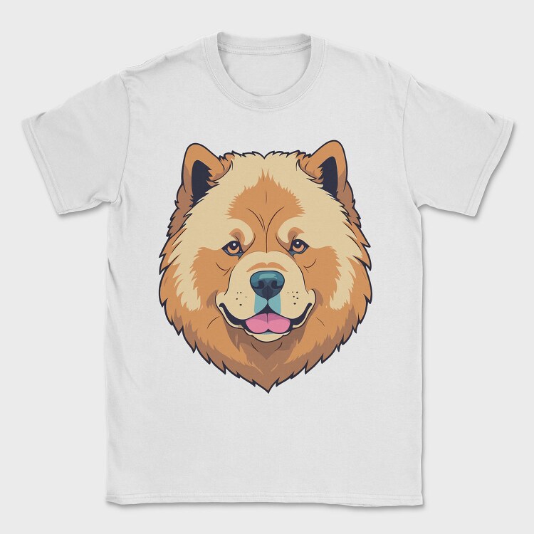 Chow Chow Dog Breed, Tricou Barbati (Unisex)