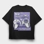 Funny Gamer Quote Bad Graphics, Tricou Oversize Barbati (Unisex)
