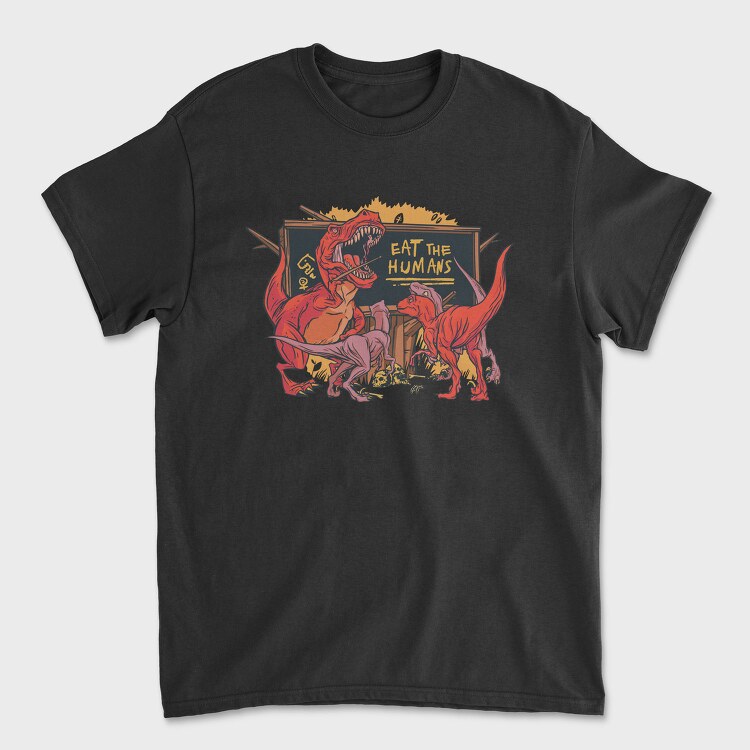 T Rex Dinosaur Teacher, Tricou Barbati (Unisex)
