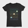 Lineart Sunset Landscape, Tricou Femei