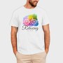 Watercolor Cycling Logo 001, Tricou Barbati (Unisex)