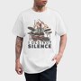 I Destroy Silence Drums Chicken, Tricou Barbati (Unisex)