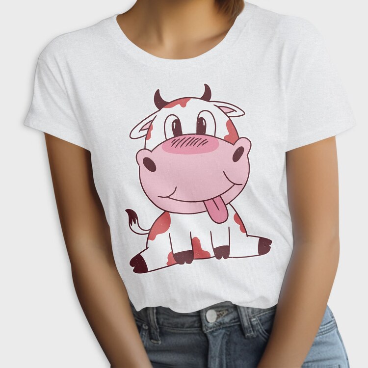 Cute Baby Cow, Tricou Femei