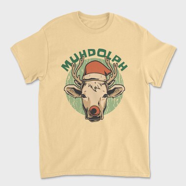 Christmas Cow Muhdolph, Tricou Barbati (Unisex)