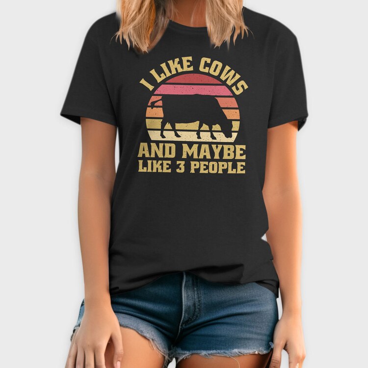 I Like Love Cows, Tricou Barbati (Unisex)