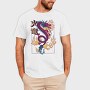 Chinese Dragon With Flames, Tricou Barbati (Unisex)