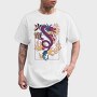 Chinese Dragon With Flames, Tricou Barbati (Unisex)