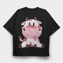 Cute Baby Cow, Tricou Oversize Barbati (Unisex)