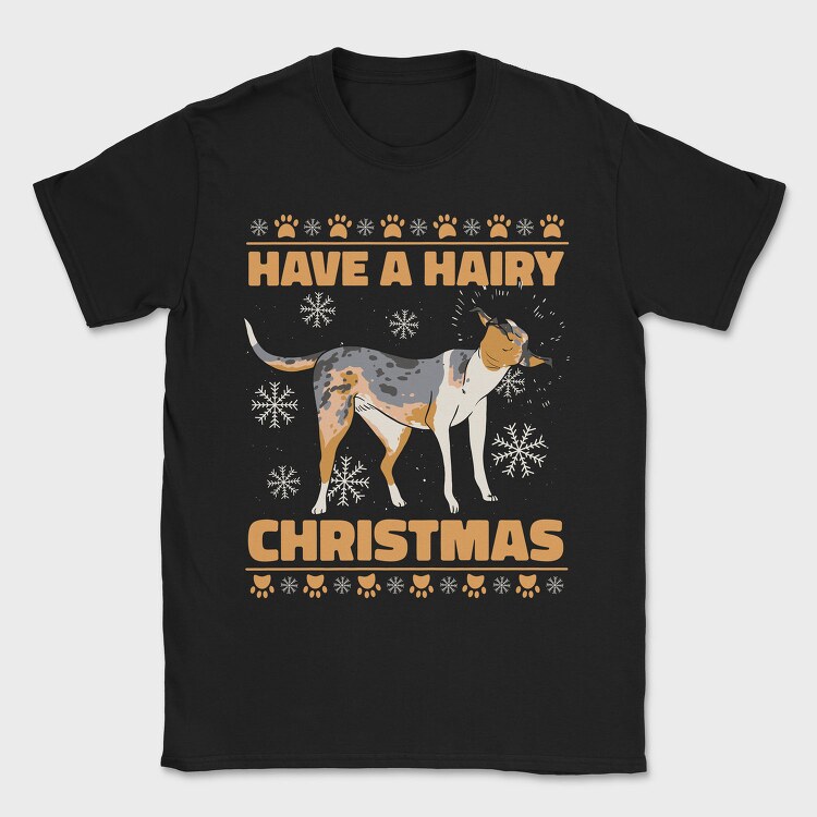 Christmas Dog Hair X Mas, Tricou Barbati (Unisex)