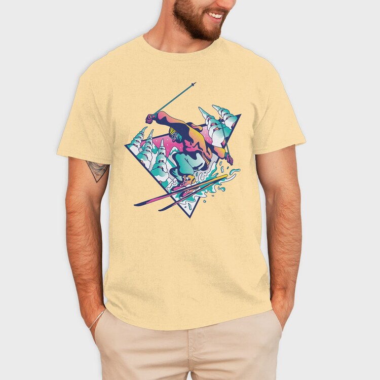 Ski Guy (1), Tricou Barbati (Unisex)