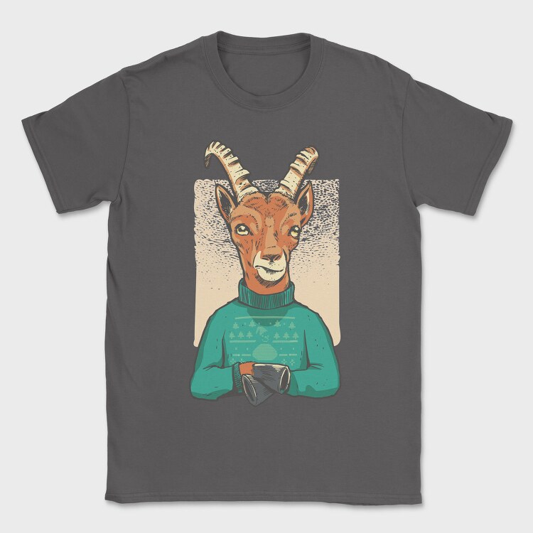Christmas Gazelle Capricorn, Tricou Barbati (Unisex)
