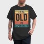 I M Not Old I M Experienced Retro Sunset, Tricou Barbati (Unisex)