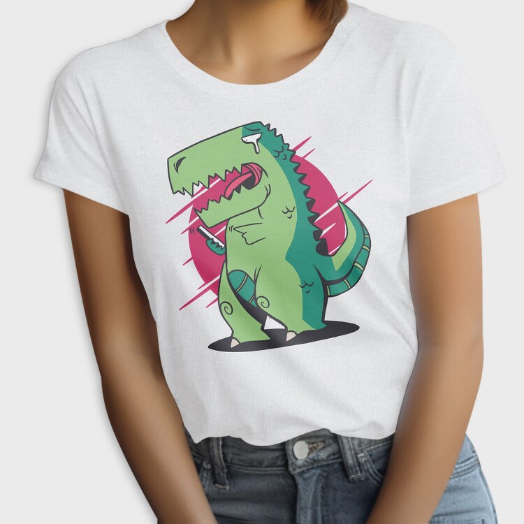 T Rex Smartphone Phone, Tricou Femei