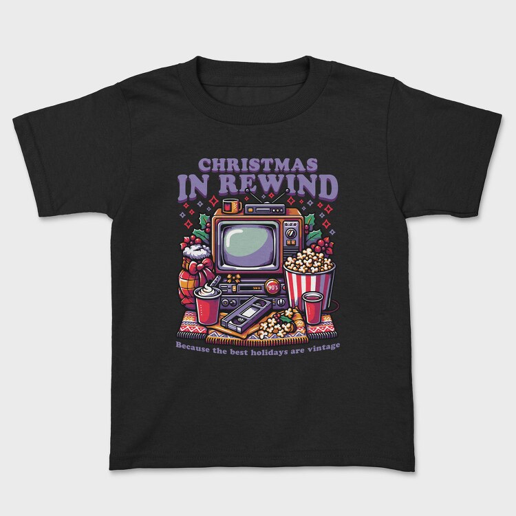 Christmas In Rewind Trend, Tricou Copii
