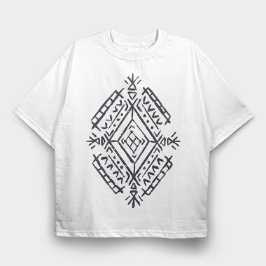 Berber Motif Mofit, Tricou Oversize Barbati (Unisex)