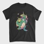 T Rex With Magic Wand Dino Fairy, Tricou Barbati (Unisex)