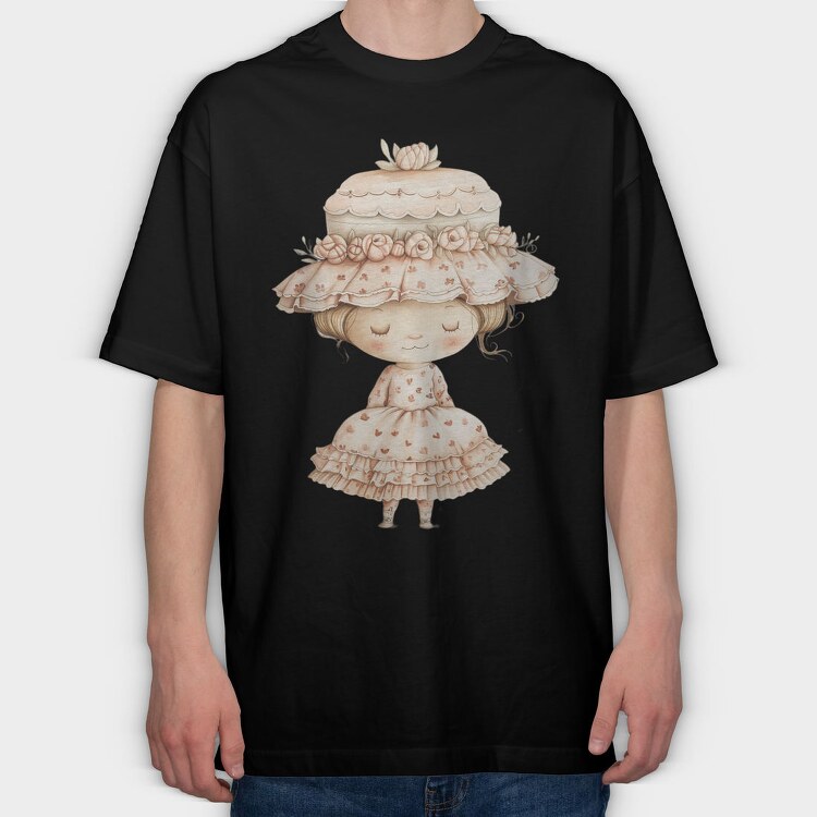 Vintage Pink Girls, Tricou Oversize Barbati (Unisex)