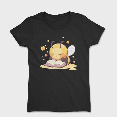 Bee Reading Cute, Tricou Femei