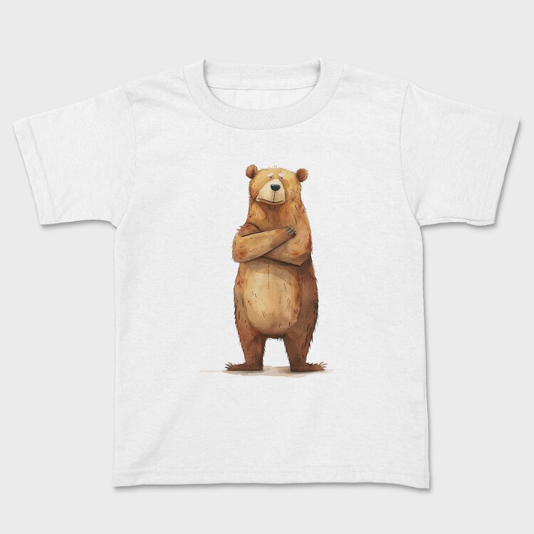 Watercolor Bear Wise, Tricou Copii