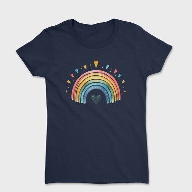 Watercolor Boho Heart, Tricou Femei