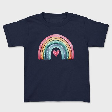 Watercolor Boho Rainbow, Tricou Copii
