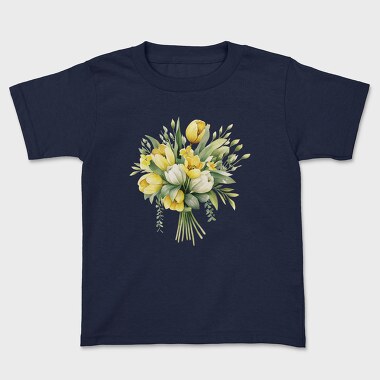 Watercolor Bouquet Bright, Tricou Copii