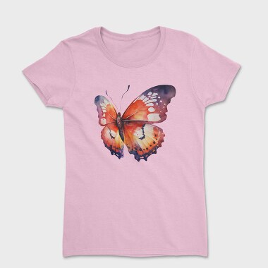 Watercolor Butterfly, Tricou Femei