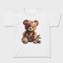 Watercolor Christmas Bear, Tricou Copii